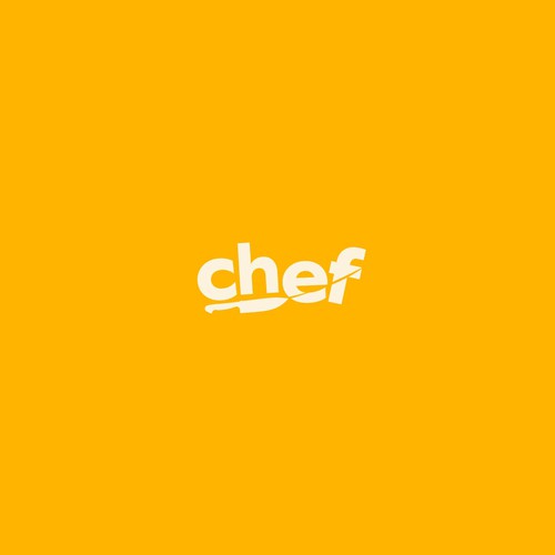 "CHEF": Food & Cooking Social Media Logo Design by Lee Chatte
