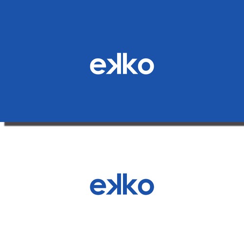 SIMPLE LOGO - ekko Letters then dm after Design by tristar