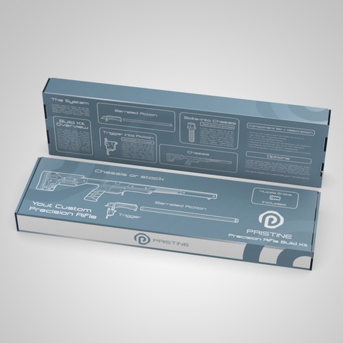 We need some high-caliber designs for our *market-first* Rifle Build Kit packaging! Design by Pice Wilf