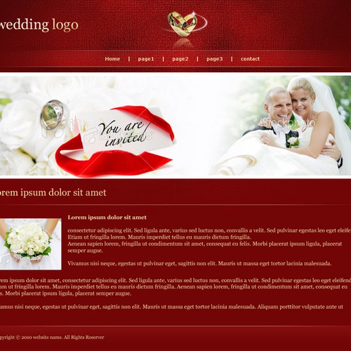 1-3 Page Website Template Design von webpagini