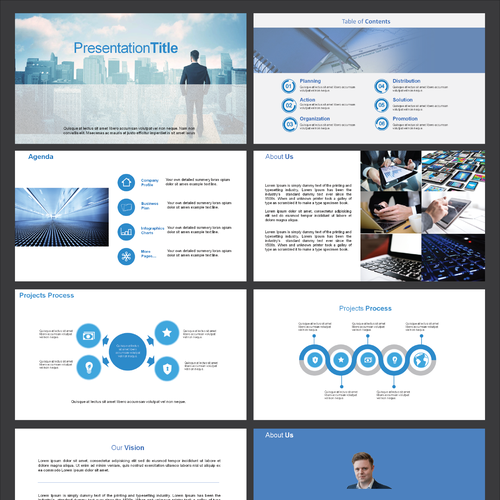 Marketing Portfolio | PowerPoint template contest