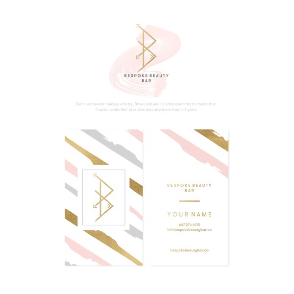 Logo & Business Card Concept for Bespoke Beauty Bar
