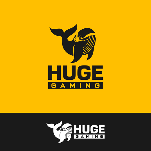 Huge Gaming Logo and Brand Identity Design by Logologic™