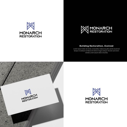 Design a modern clean logo package for a restoration company Design by Danny A