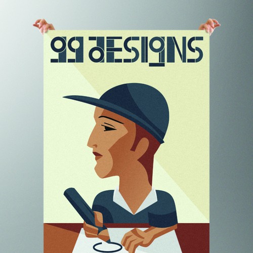 Community Contest: Create a great poster for 99designs' new Oakland office (MULTIPLE WINNERS!) Design by Toni Zufic