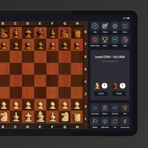 iPad Chess App - Polishing project. See PSD. Ontwerp door Borowski Design