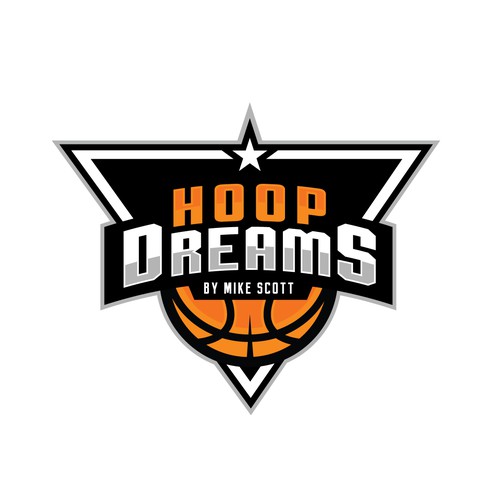 Create a sleek, athletic logo for Hoop Dreams by Mike Scott Design by JK Graphix