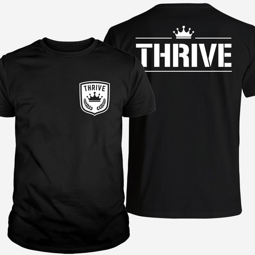 Thrive T shirt brand designs Design by H A N A