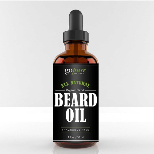 Create a High End Label for an All Natural Beard Oil! Design by Abacusgrp