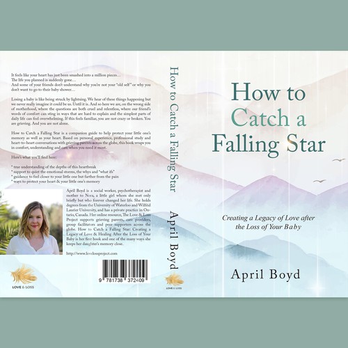 Design a book cover for "How to Catch a Falling Star" Design by Aleaca
