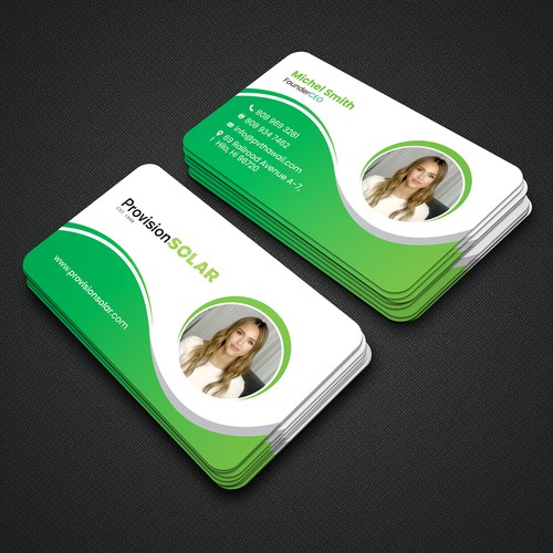 Solar Business Cards Design by Naim Uddin