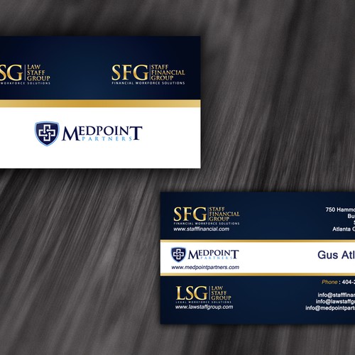 stationery for staff financial group Diseño de DEMIZ