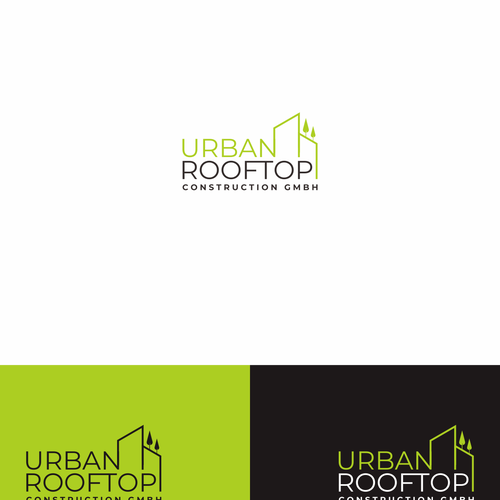 Modern roofing company logo Design by ntôþ
