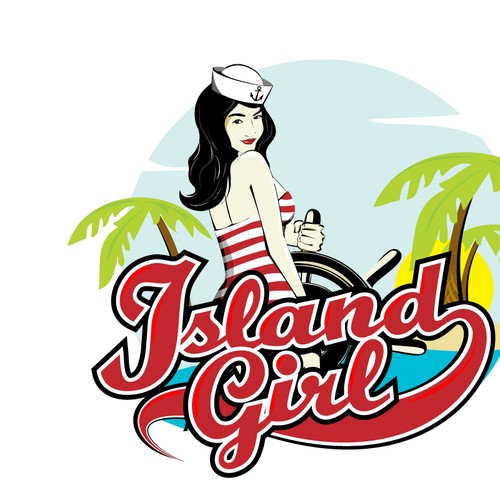 Designs Island Girl Logo design contest