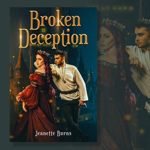 Book cover design for a novel called Broken Deception Design by Trzy ♛