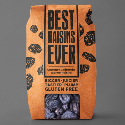 Best Raisins Ever - package design for PREMIUM raisins Design by EM180