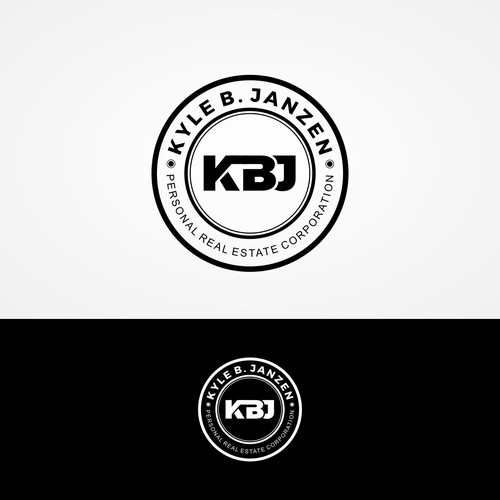 Bold 'KBJ' Logo for Real Estate Agent Design by Haris Go