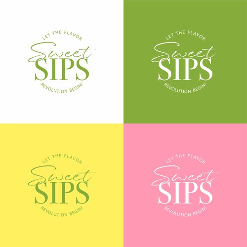 Sweet Sips logo design Design by industrial brain ltd