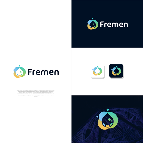 Fremen: sleek icon/logo for a biotech company developing a sustainable water collection and filtration system Design von tomijunkier