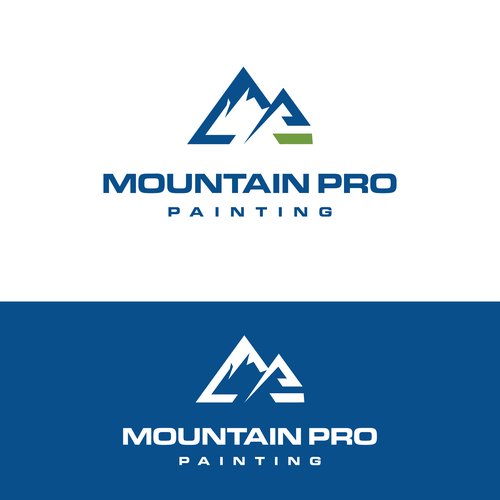 High-end, tech-focused Colorado painting company brand package Design by MD Design99