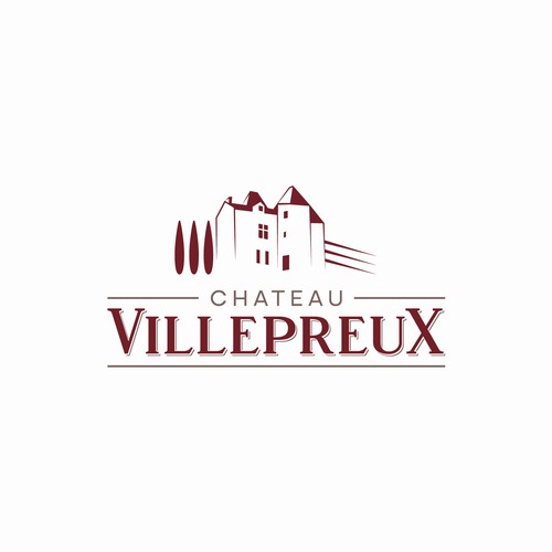 Modern new logo for French chateau and vineyard Design von desi9nart