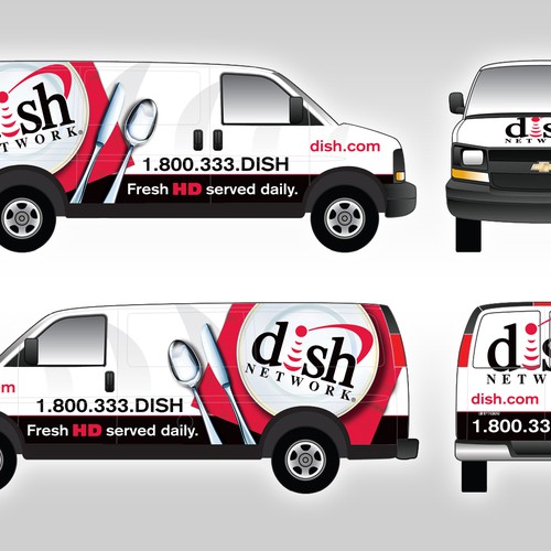 V&S 002 ~ REDESIGN THE DISH NETWORK INSTALLATION FLEET Design by riddledesign