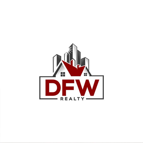 Real Estate Brokerage Logo for DFW Realty (DFW - Dallas-Fort Worth, TX) Design by wali99