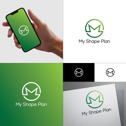 Fitness, Healthy Food and Mindfulness app logo design Design by Ravi_