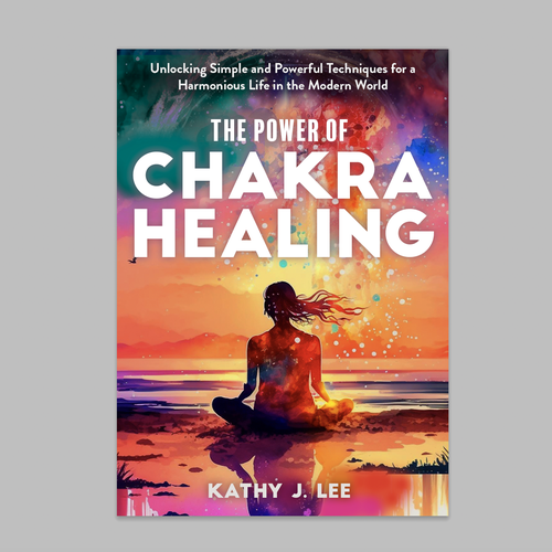 🔥🔥-=  UNIQUE CHAKRA HEALING KDP Ebook Cover =- 🔥🔥 Design by marta_brk