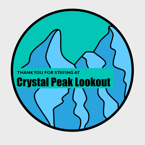 Illustrated Stickers for Fire Lookout Design by elizabeth!