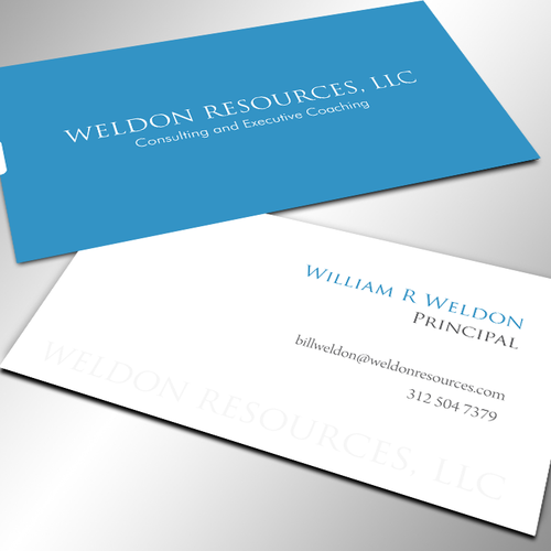 Create the next business card for WELDON  RESOURCES, LLC Réalisé par f.inspiration