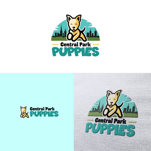 Design a heartfelt, modern logo for a brand that brings families and puppies together. Design by Arif Huda Ir
