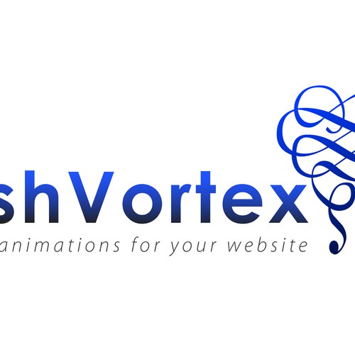 FlashVortex.com logo Design by maebird designs