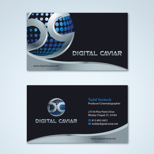 Create Business Cards for Digital Caviar Design by Tcmenk