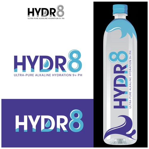 New Alkaline Hydration Bottled Water Brand Be part of this new product ! Design by Sanjayarts123