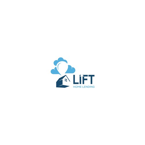 Lift Home Lending Logo Design by ArtByShahnaz™