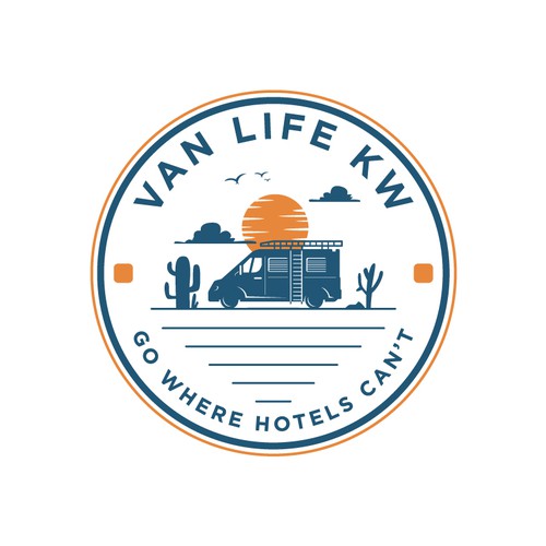 Catchy logo for an adventurous/ outdoor camper-van rental Design by Joe Sumat