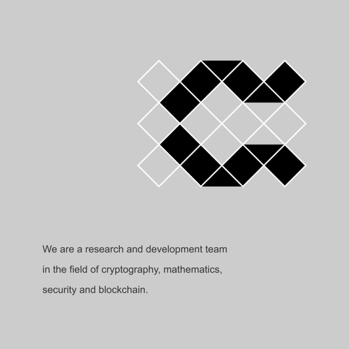 We need an academic, mathematical, magical looking logo/brand for a new research and development team in cryptography Diseño de artsigma