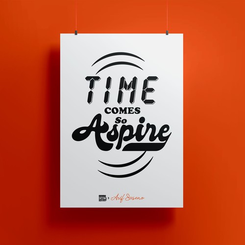 Design your motivational sentences beautifully Design by ArifSuseno