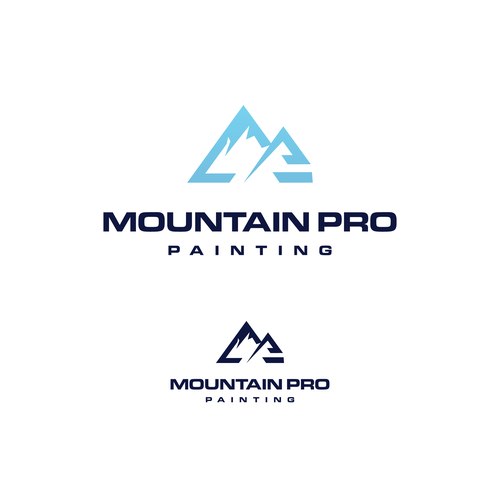 High-end, tech-focused Colorado painting company brand package Design by MD Design99