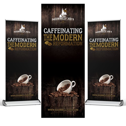 Coffee Company Trade Show Banner Design by Aziz-Creative