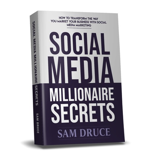 Design A Social Media Marketing Book Cover Being Sent to 500,000 in 10 days! Design by Shark Azer