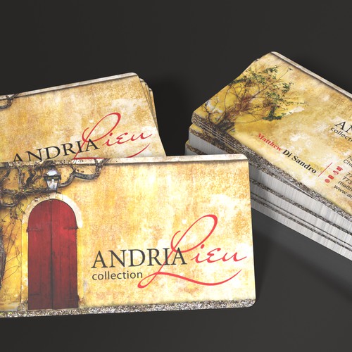 Create the next business card design for Andria Lieu Design by buleuleon