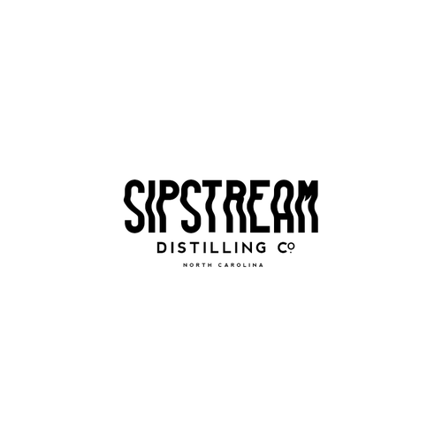 Create Logo for craft distillery SipStream Distilling Co. Design by SAOStudio