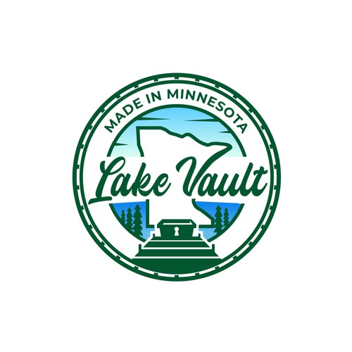 Designs Up North, Lake Life Storage box brand Logo design contest