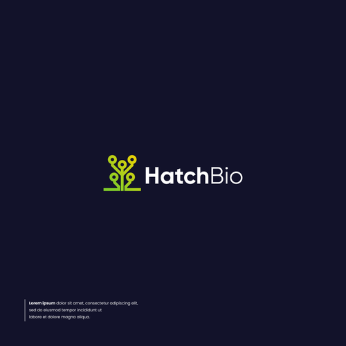 Design a logo for an innovative biotech company that efficiently hatches new medicines Design by yapo™