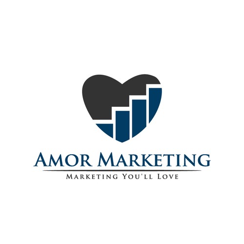 Ground breaking logo design required for the new Amor Marketing website!! Réalisé par Muchsin41