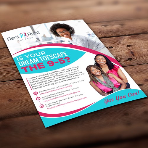 Create a Ridiculously Good Flyer for Rent 2 Rent Success Design by Creative Milan ❤️