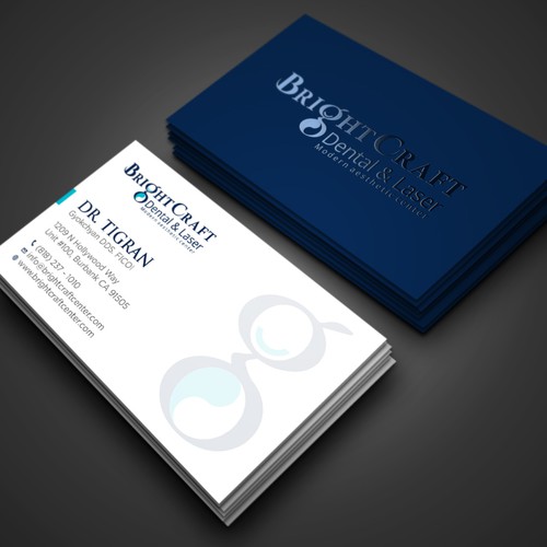 Modern Dental and Medical SPA business card Design réalisé par RENEXIT