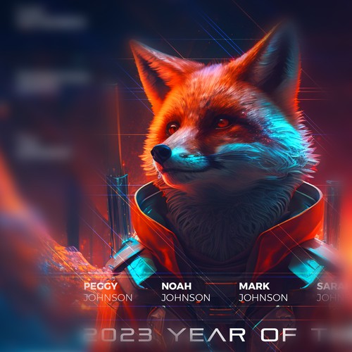 Design di Life360 2023 Year of the Fox Poster di FF3